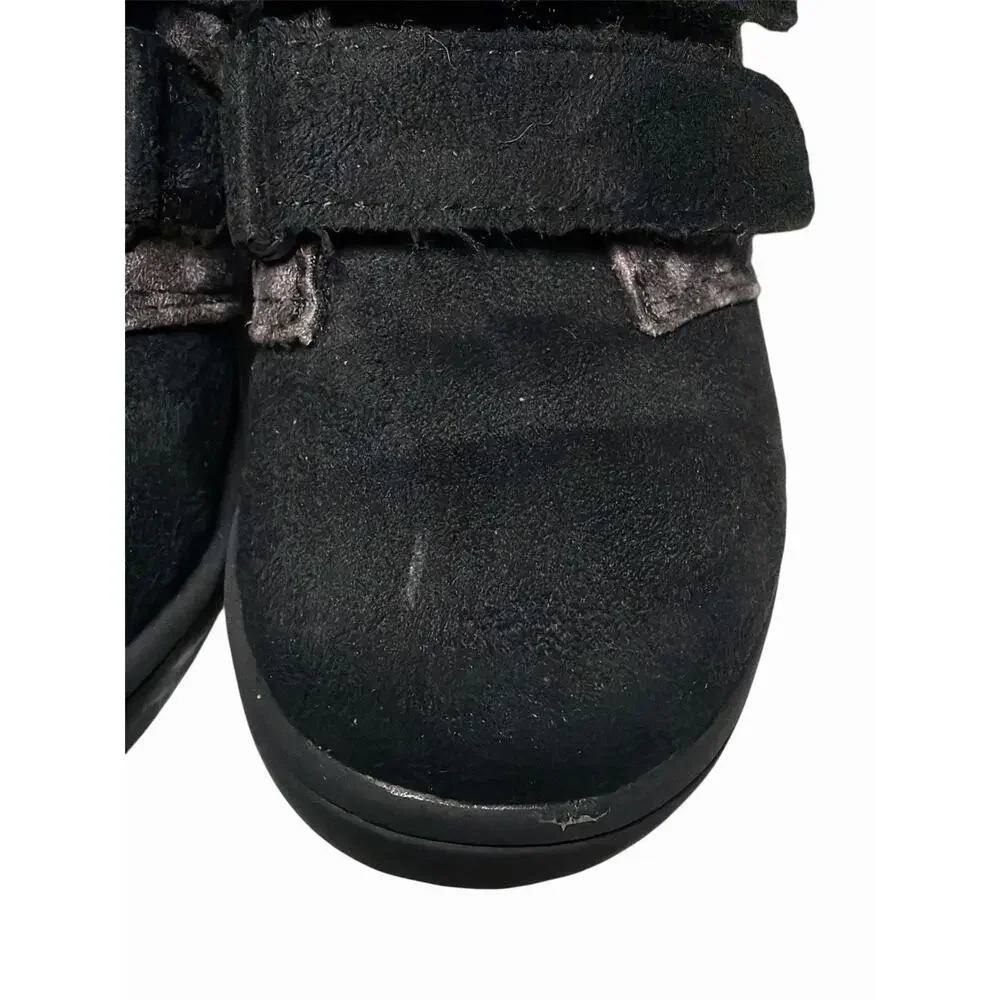 Lily and Dan ANKLE Boots Sz Size 5/6 Black and Gray Unisex Boys Girls Toddlers